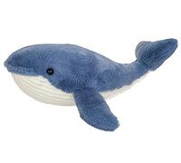 Teddy Hermann Herzekind 93954 Walfisch Waltraud 44 cm, Peluche con Contenido Reciclado Ideal (Material de Relleno)