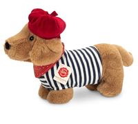 Teddy Hermann Herzekind 93983 - Peluche de perro salchicha (26 cm)