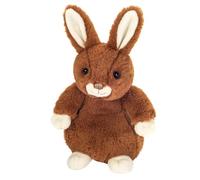 Teddy Hermann Herzekind 93988 Luna - Conejo de peluche (20 cm), color marrón oscuro