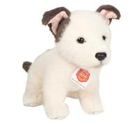 Teddy Hermann 91986 Cachorro de Perro Russell 25 cm, Peluche con Contenido Reciclado Ideal (Material de Relleno)