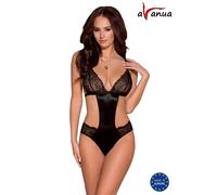 Teddy Negro con Encaje | Elegancia Seductora