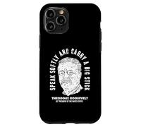 Teddy Roosevelt Retrato Bick Stick Política Exterior Vintage Carcasa para iPhone 11 Pro