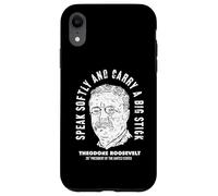 Teddy Roosevelt Retrato Bick Stick Política Exterior Vintage Carcasa para iPhone XR