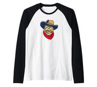 Teddy Roosevelt Rough Rider American National Parks Retro Camiseta Manga Raglan