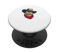 Teddy Roosevelt Rough Rider American National Parks Retro PopSockets PopGrip Adhesivo
