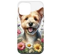 Teddy Roosevelt Terrier Perro Verano Flores Silvestres Carcasa para iPhone 12 Pro Max