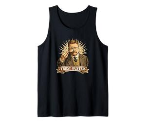 Teddy Roosevelt Trust Buster Historia Americana Camiseta sin Mangas