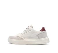 Teddy Smith 120004 - Zapatillas de deporte (blancas/burdeos), blanco, 45 EU