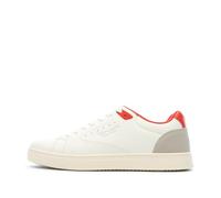 Teddy Smith 1642 - Zapatillas blancas y rojas para hombre, rojo, 42 EU