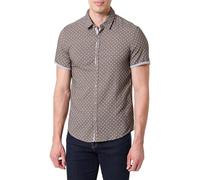 Teddy Smith C-Dieter MC Camisa de Vestir, Total Navy, XXL para Hombre