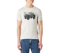 Teddy Smith MC T-Cars Camiseta, Blanco Marfil China, XL para Hombre