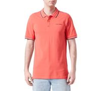 Teddy Smith Pasian 2 MC Camisa de Polo, Rojo Coral, M para Hombre