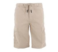 Teddy Smith Sikers Cargo Pantalones Cortos, Beige, S para Hombre