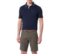 Teddy Smith Staton Chino Pantalones Cortos de Vestir, Caqui Profundo, 28W para Hombre
