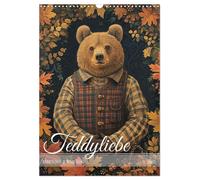 Teddyliebe Bären wie ich sie mag (Wandkalender 2027 DIN A3 hoch), CALVENDO Monat