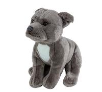 Teddys Rothenburg Peluche de perro gris 30 cm American Staffordshire Terrier Pitbull