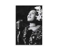 TeDe Billie Holiday Music Poster Jazz Art Retro Concierto Arte Sala de estar Dormitorio Pósteres Pintura Decorativa Impresión Lienzo Pared 24x36inch(60x90cm) Unframe-style-2