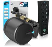 Tedee GO2 Cerradura Inteligente con Teclado Keypad PRO, Cilindro Modular EXXO Smart de Aluminio, Cerradura Electrónica para Puerta, Bluetooth Acceso Remoto, Compatible con Alexa y Google Matter