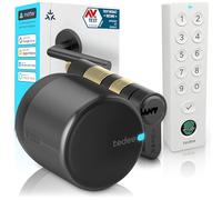 Tedee GO2 Cerradura Inteligente con Teclado Keypad PRO, Cilindro Modular EXXO Smart de Aluminio, Cerradura Electrónica para Puerta, Bluetooth Acceso Remoto, Compatible con Alexa y Google Matter