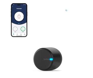 tedee GO2 Cerradura Inteligente Retrofit para La Puerta, Cerradura Digital con Bloqueo Automático y App, Seguridad Smart lock Acceso sin Llave