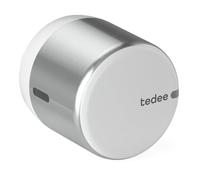 tedee Lock GO 2 - Cerradura inteligente para puerta (aluminio, fácil de reequipar, sin cambio de cilindros, control mediante Bluetooth y de forma remota mediante aplicación, iPhone y Android, Smart