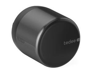 tedee Lock GO 2 de aluminio, cerradura inteligente sin cambio de cilindro, control mediante Bluetooth y de forma remota a través de la aplicación, Smart Home, Ø 58mm x 65mm