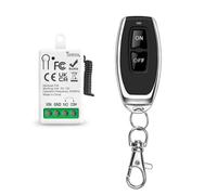 Tedeligo 433Mhz Universal DC 12V 1CH Interruptor De Control Remoto Inalámbrico Módulo Receptor De Relé RF Con 1 Transmisore, Controlador De Contacto Seco Pasivo, Para Sistema De Puerta De Garaje