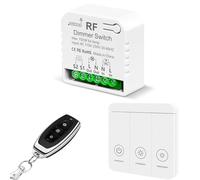Tedeligo Interruptor De Luz Atenuador Inalambrico Con Controles Remotos, AC220V Control De Interruptor Regulable Para LED Y Halógeno, Regulable10W-150W, Compatible Con Interruptores Atenuación