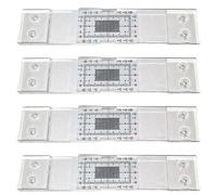 Tedious Conjunto de monitor de grietas | Registro de monitoreo de grietas acrílico | medidor de monitoreo de grietas | regla de brecha precisa para detectar deformaciones y grietas en la pared