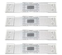 Tedious Conjunto de monitor de grietas | Registro de monitoreo de grietas acrílico | medidor de monitoreo de grietas | regla de brecha precisa para detectar deformaciones y grietas en la pared