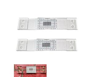 Tedious Conjunto de monitor de grietas | Registro de monitoreo de grietas acrílico | medidor de monitoreo de grietas | regla de brecha precisa para detectar deformaciones y grietas en la pared