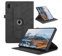 TEDTIKJT Funda Compatible con Honor Pad X9a 11.5" 2025 Funda PU Cuero Protectora 360 Giratoria Soporte para Tablets Honor Pad X9a 11.5" 2025 Carcasa, Negro Árboles
