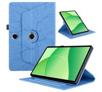 TEDTIKJT Funda Compatible con OPPO Pad SE 11" 2025 (Models:OPD2417) Funda PU Cuero Protectora 360 Giratoria Soporte para Tablets OPPO Pad SE 11" 2025 Carcasa, Azul Árboles