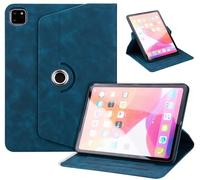 TEDTIKJT Funda para Huawei MediaPad M5/M5 Pro 10.8" 2018 CMR-AL09/ W09 Funda Flip Cover PU Cuero 360 Giratoria de ángulo Múltiple Función de Soporte Protectora Negocios Tablets Carcasa,Azul