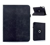 TEDTIKJT Funda para iPad 10th Generation 10.9" 2022 / iPad 11th Generation 11" 2025 Protectora Funda Folio PU Cuero 360°Giratoria de ángulo Múltiple Soporte Carcasa con Auto-Sueño/Estela,Negro
