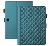 TEDTIKJT Funda para OPPO Pad SE 11" 2025 (Models:OPD2417) Cover Carcasa PU Cuero Flip Cover Case con Ranura Tarjetas Funciones de Soporte Tablet Carcasa para OPPO Pad SE 11" Funda,Romboidal Verde