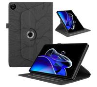 TEDTIKJT Funda para Realme Pad 2 11.5" 2023 PU Cuero Flip Cubierta Protectora Case 360°Carcasa Giratoria de ángulo Múltiple Stand Función Cover para Realme Pad 2 11.5", Negro Árboles