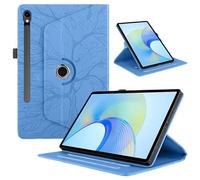 TEDTIKJT Funda para Samsung Galaxy Tab S10 FE+/ S10 FE Plus 13.1" 2025 SM-X620 X626 X626B Funda PU Cuero Protectora 360 Giratoria Soporte Case para Samsung Galaxy Tab S10 FE+ Carcasa, Azul Árboles