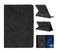 TEDTIKJT Funda para Tablet Samsung Galaxy Tab A7 10.4" 2022/2020 Protectora Carcasa 360°Giratoria de ángulo Múltiple Soporte Carcasa Smile Patrón Alfabético Folio Funda para Galaxy Tab A7,Negro