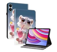 TEDTIKJT Funda para Xiaomi Redmi Pad Pro 12.1 Pulgadas 2024 Tableta Carcasa Flip PU Cuero Protectora con Función de Soporte Carcasa para Xiaomi Redmi Pad Pro 12.1" Funda,Dibujos Animados Tigre