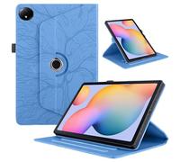 TEDTIKJT Funda para Xiaomi Redmi Pad SE 8.7" 2024 PU Cuero Folio Tablet Protectora Case 360°Carcasa Giratoria de ángulo Múltiple Soporte para Xiaomi Redmi Pad SE 8.7" Cover,Azul Árboles