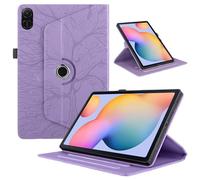 TEDTIKJT Tablets Funda Compatible con Honor Pad X8a 11" 2024/ Honor Pad X9 11" 2024 Carcasa PU Cuero Protectora 360 Giratoria Soporte Case Carcasa Honor Pad X8a 11" Funda, Violet Árboles