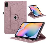 TEDTIKJT Tablets Funda Compatible con Honor Pad X8a 11" 2024 / Honor PadX9 11" 2024 Carcasa PU Cuero Protectora 360 Giratoria Soporte Case Carcasa HonorPad X8a 11" Funda, Oro Rosa Árboles