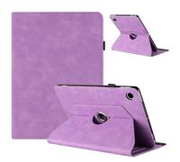 TEDTIKJT Tablets Funda Compatible con Samsung Galaxy Tab A11 Plus Giratorio Carcasa/para Galaxy Tab A9 Plus 11" Funda Folio PU Cuero Blando Protectora Soporte 360°Giratorio Negocios Cover,Violet