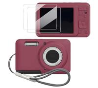Tedubax - Carcasa de Silicona para Kodak PIXPRO FZ55 (Slim Fit, Lightweight, Anti-Scratch Protect), Color Rojo
