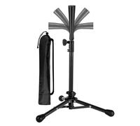 Tee Ball Stand - Net Oxford Cloth Iron Pipe | Adjustable Height Batting Tee For Ages 3-8 | Beginner-Friendly Tripod Stand With Bag For Softball Béisbol Indoor Training Coaching Batting Cage