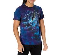 tee de Tinte Azul líquido Grateful Dead Mystical Stealie Celestial Tie Dye Camiseta SS - Multi - Small