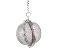 Tee-Ei - Edelstahl Siebball Für Köche | Feines Mesh Teefilter Für Kaffee Cocktail | Backen Reisen Camping Küche Outdoor, Gewürzkugel Rostfrei, Tragbares Brühzubehör, Loser Blätter