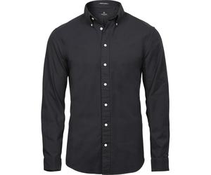 Tee Jays - Camisa Oxford de manga larga Perfect para chico hombre