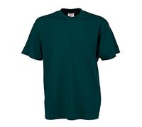 Tee Jays - Camiseta básica Super Suave de Manga Corta (Grande (L)) (Verde Oscuro)